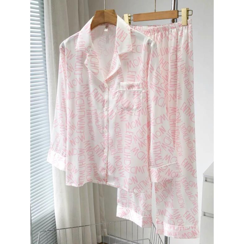 BỘ LỤA PZM ĐI Ô XƯƠNG CÁ QC - MÀU HỒNG CHO NỮ