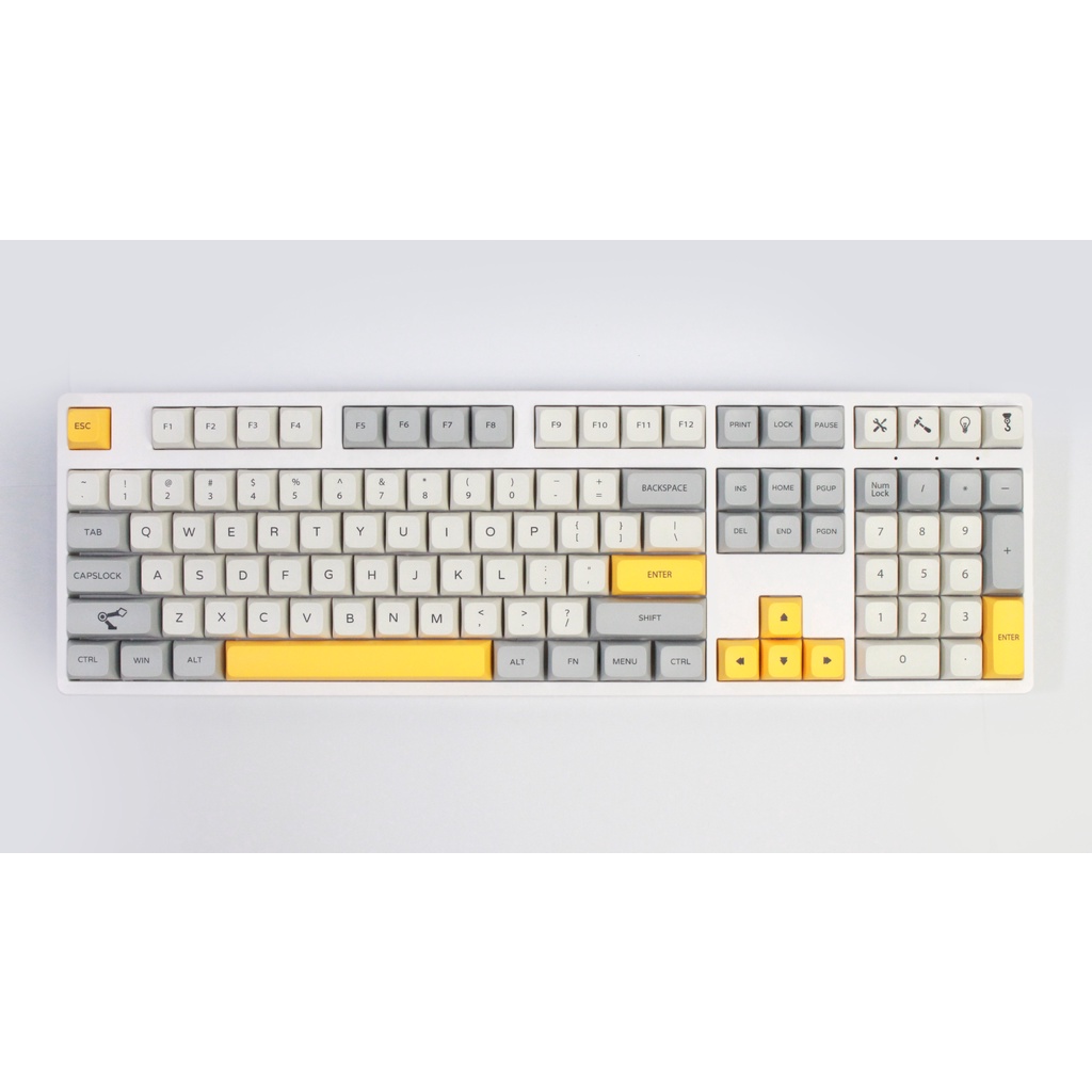 GMK Keycap công nghiệp nặng, 134 Phím Keycaps PBT XDA Profile DYE-SUB Được cá nhân hóa cho Switch MX Bàn phím cơ