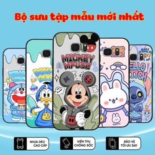 Ốp Lưng Samsung S6 , S6 EDGE+ , S7 , S7 EDGE hình Mickey , gấu dâu lotso , vịt donald hoạt hình cute