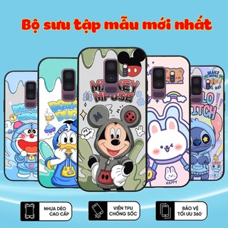 Ốp Lưng Samsung S9 , S9 Plus , S9+ hình Mickey , gấu dâu lotso , vịt donald hoạt hình cute