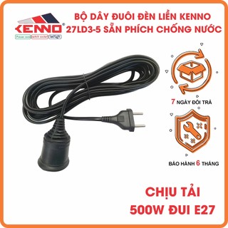 Bộ đuôi treo đèn liền KENNO dây chống nước 27LD3 5 sẵn phích cắm siêu tiện dụng