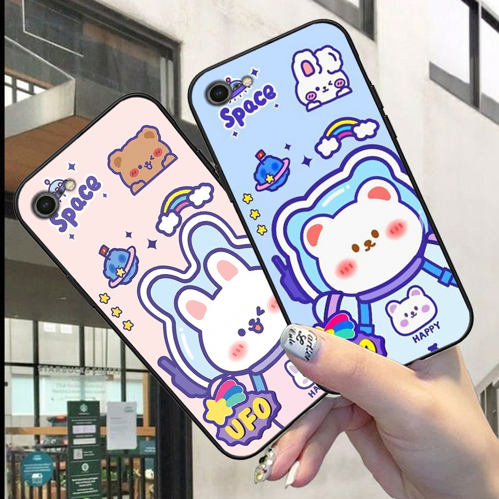 Ốp Lưng Iphone SE , 6,6S,6 Plus,6S Plus,7,8,7Plus,8Plus hình Mickey , gấu dâu lotso , vịt donald hoạt hình cute