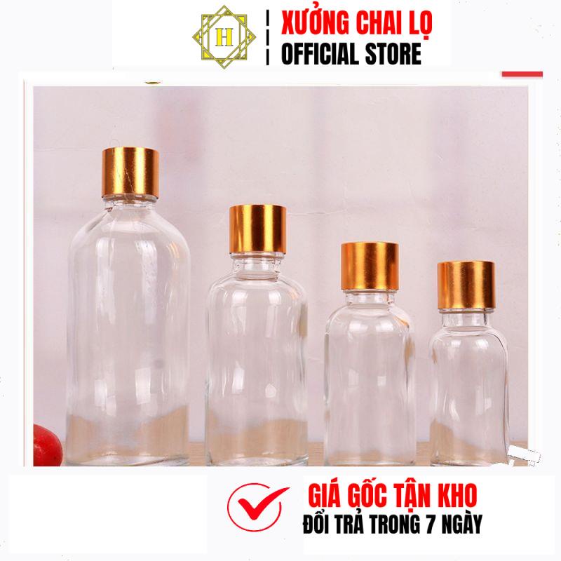 Chai Lọ Chiết Serum  Đựng Tinh Dầu Nắp Vặn Vàng HUY HA COSMETIC PACKAGING