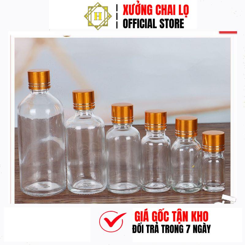 Chai Lọ Chiết Serum  Đựng Tinh Dầu Nắp Vặn Vàng HUY HA COSMETIC PACKAGING