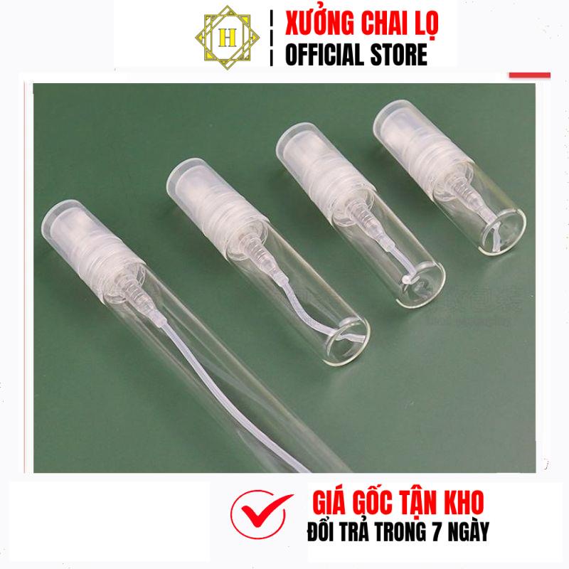 Chai Lọ Chiết Nước Hoa  HUY HA COSMETIC PACKAGING Dầu Thơm Body Mist Thủy Tinh Tròn Mini 3ml,5ml,10ml Trùm Sỉ