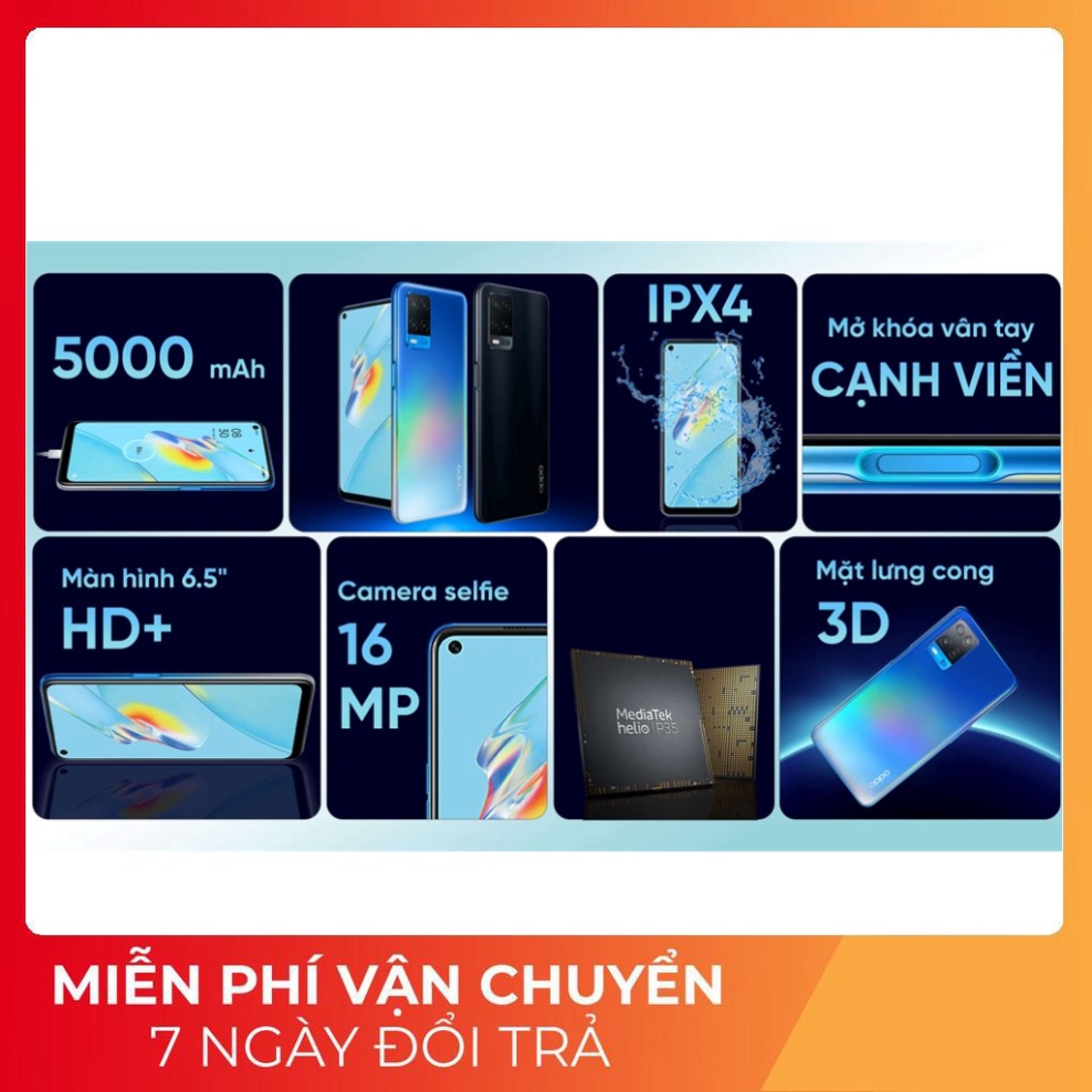 Điện thoại OPPO A54 4GB/128GB - Hàng chính hãng