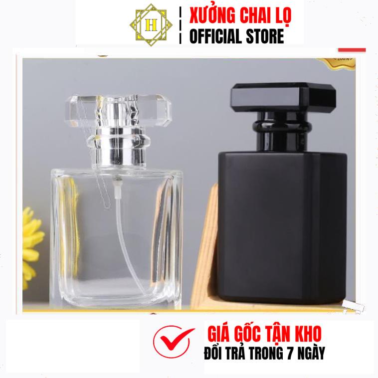 Chai Lọ Chiết Nước Hoa HUY HA COSMETIC PACKAGING Vỏ Đựng Dầu Thơm 30ml, 50ml Trùm Sỉ