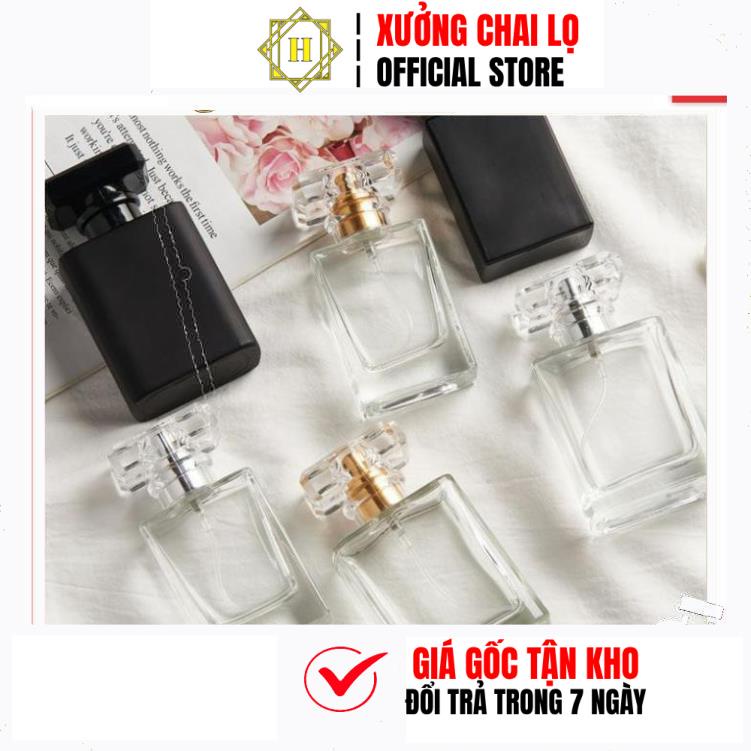 Chai Lọ Chiết Nước Hoa HUY HA COSMETIC PACKAGING Vỏ Đựng Dầu Thơm 30ml, 50ml Trùm Sỉ