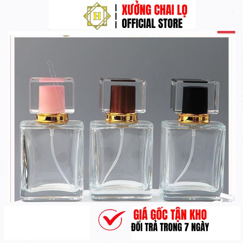 Chai Lọ Chiết Nước Hoa HUY HA COSMETIC PACKAGING Vỏ Đựng Dầu Thơm 30ml, 50ml Trùm Sỉ