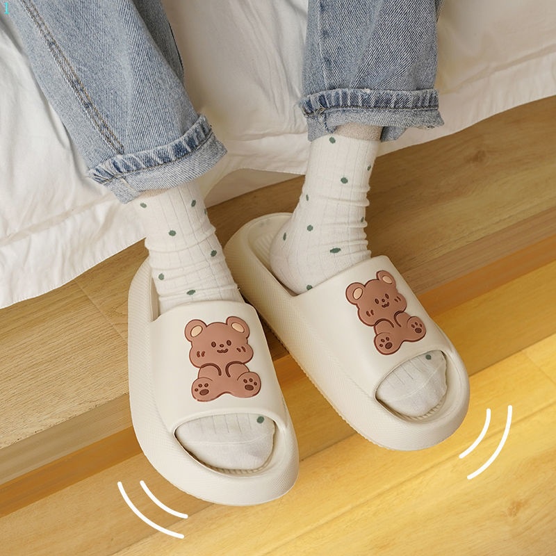 Stepping on shit Dép Đi Trong Nhà Đế Mềm Chống Trượt Khử Mùi Không Ồn Dễ Thương Cho Cặp Đôi