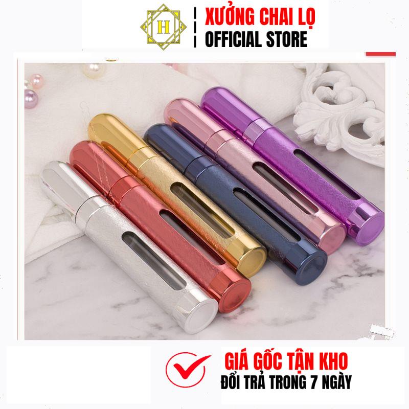 Chai Lọ Chiết Nước Hoa HUY HA COSMETIC PACKAGING nhôm 12ml đựng dầu thơm Trùm Sỉ