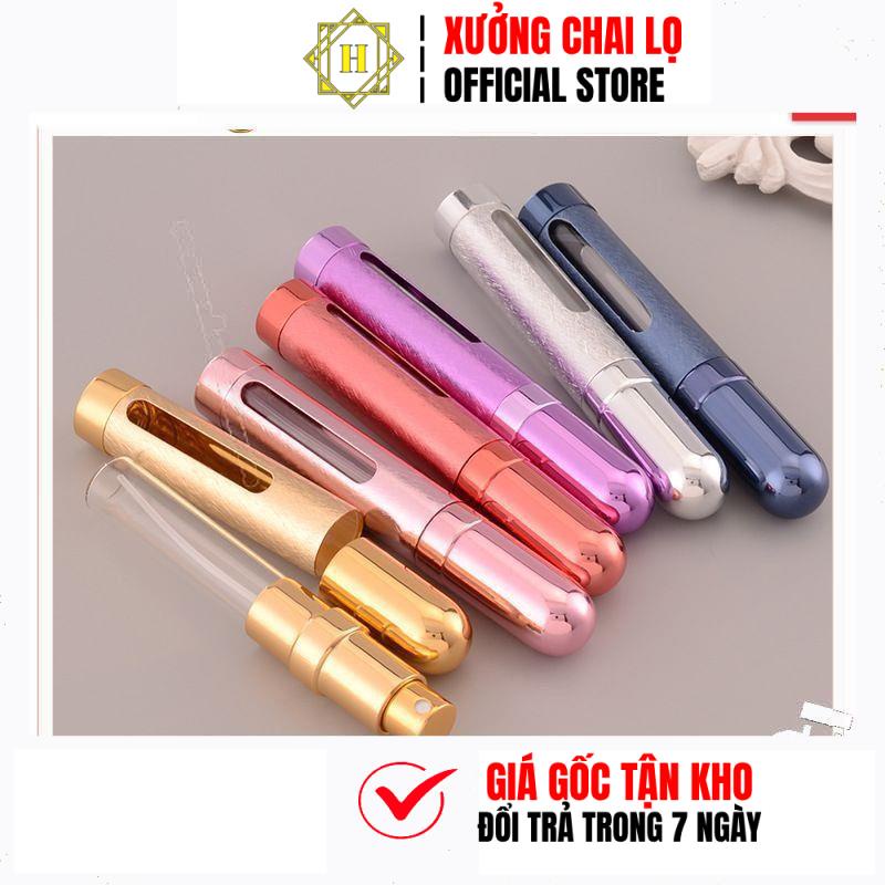 Chai Lọ Chiết Nước Hoa HUY HA COSMETIC PACKAGING nhôm 12ml đựng dầu thơm Trùm Sỉ