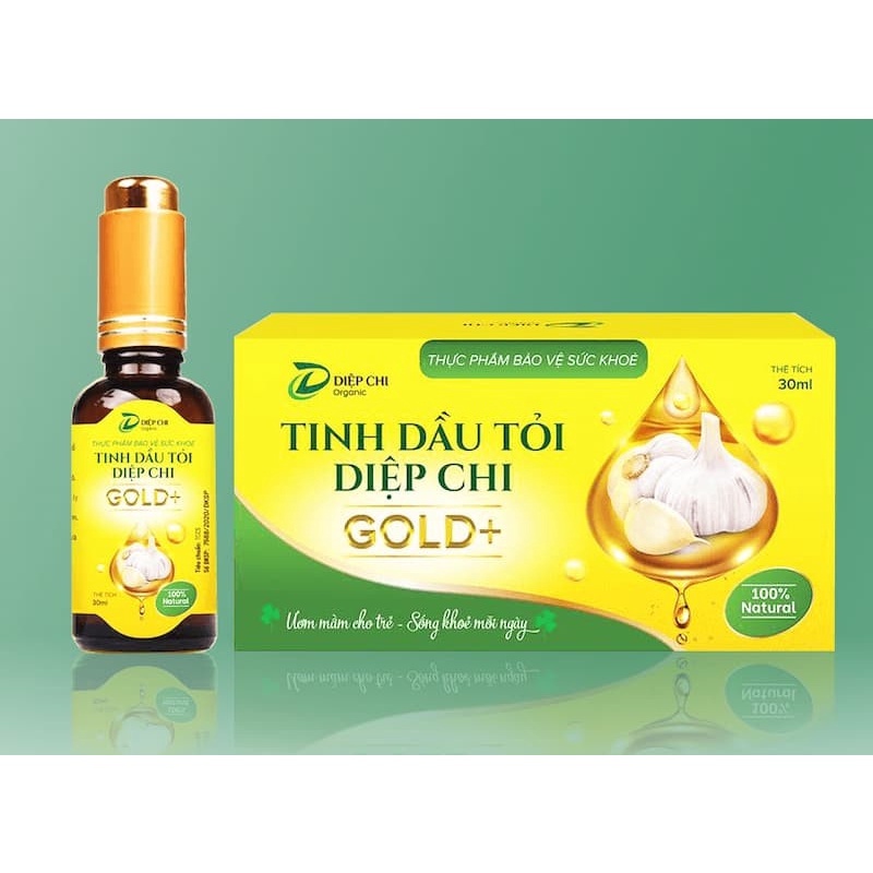 Dầu Tỏi Diệp Chi Gold (+) Giúp Bé Giảm Hắt Hơi Sổ Mũi, Tăng Sức Đề Kháng 30ml