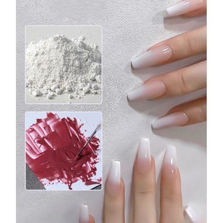 Hũ bột trắng pha sơn làm ombre nail,bột pha kèm sơn gel nail