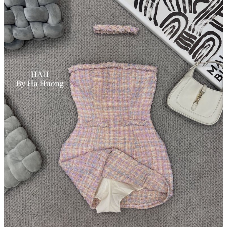 Váy dạ kèm vòng cổ siêu hot 💯HÀNG THIẾT KẾ TẾT 2024 💖