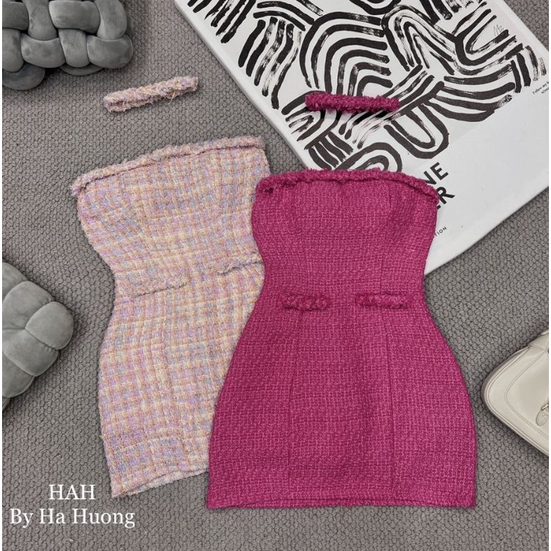 Váy dạ kèm vòng cổ siêu hot 💯HÀNG THIẾT KẾ TẾT 2024 💖