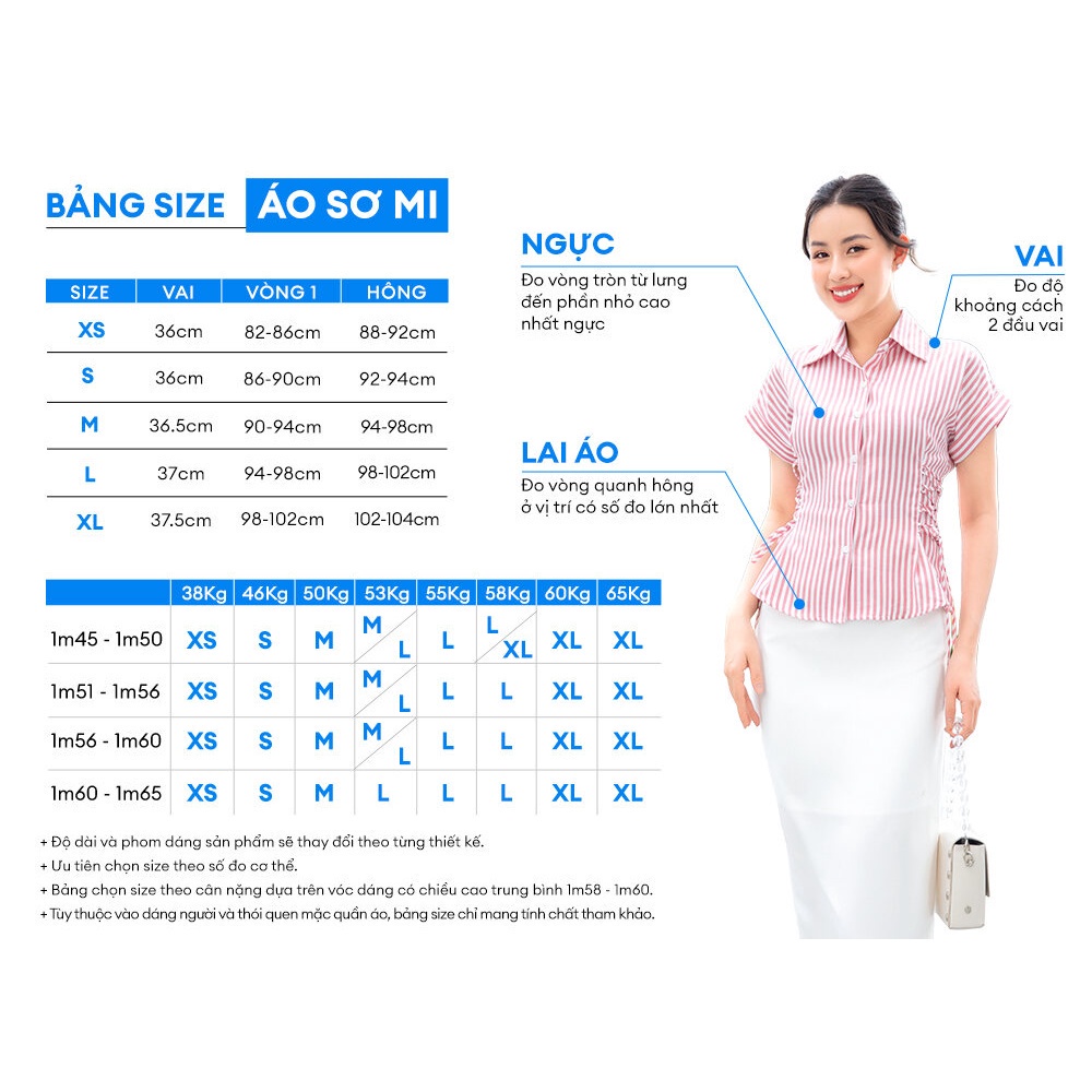 Áo sơ mi nẹp nút GUMAC AD08005