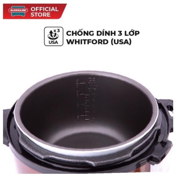 Nồi áp suất điện đa năng SUNHOUSE SHD1550