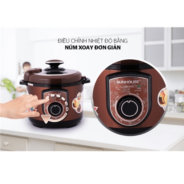 Nồi áp suất điện đa năng SUNHOUSE SHD1550