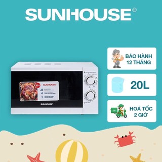 [Chính hãng] Lò vi sóng 20L SUNHOUSE SHD4820..