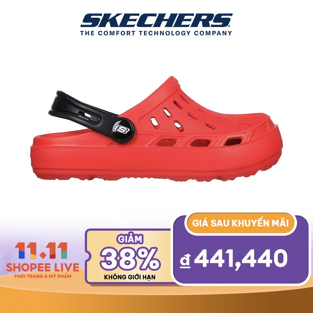 Skechers Bé Trai Dép Đúc Bít Mũi Foamies Swifters Walking Eva - 400064L-RED
