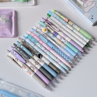 Lẻ 1 bút Domi, Mura, Lopet, Umei vỏ bút xinh xắn, ngòi kim, mực đen 0.5mm