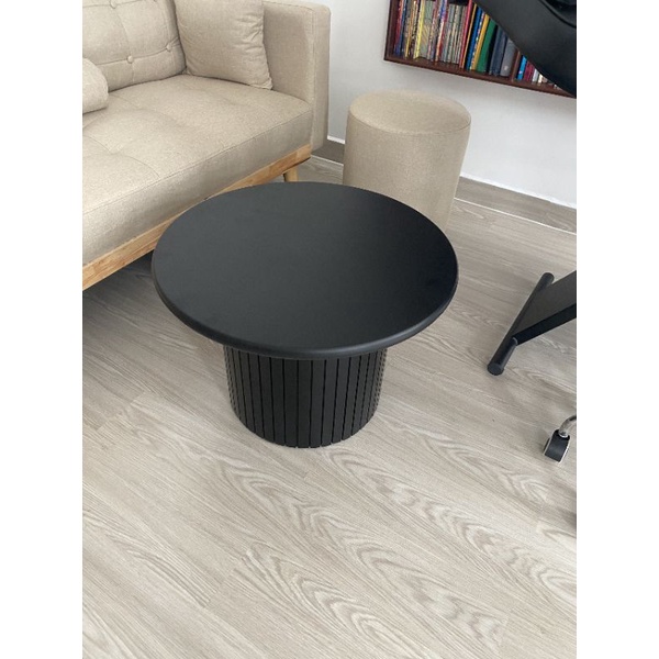 *ảnh thật* bàn sofa tròn chân uốn sơn nhiều màu 80xC40 #xuongnoithat.hcm