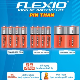 Pin Carbon AAA Thiên Long Flexio BAC-R03/4