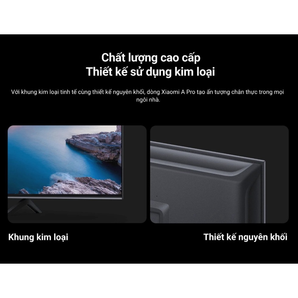 BH 24 Tháng - Xiaomi Tivi A Pro 55 inch 4K - Chính Hãng Quốc Tế