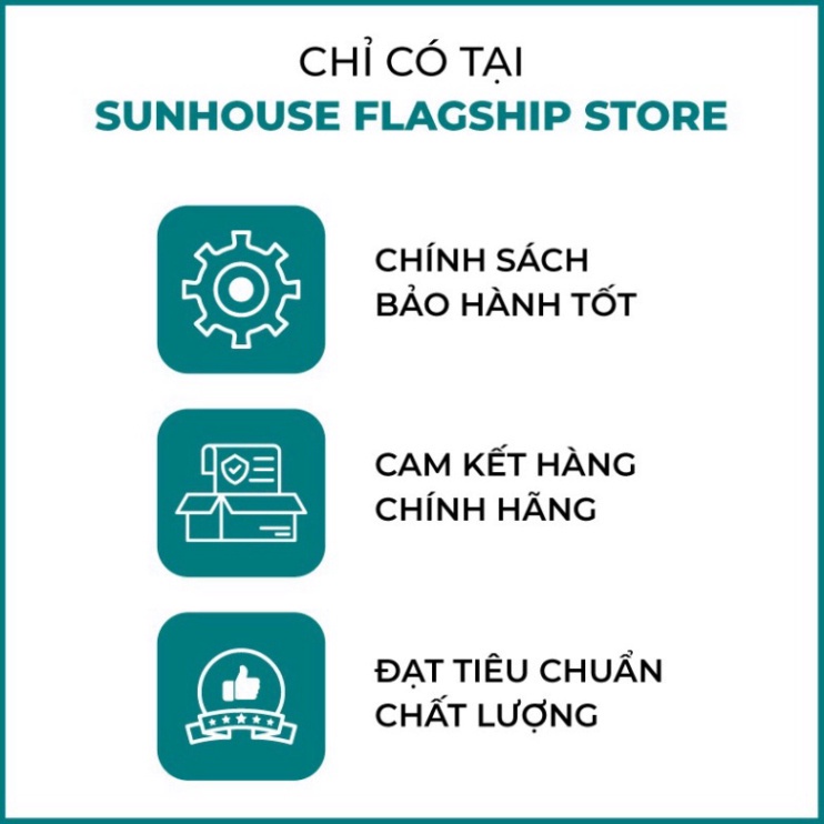 Máy xay sinh tố đa năng Sunhouse SHD5340B | Dung tích 1.2L | Công suất mạnh 500W | Bình xay u.