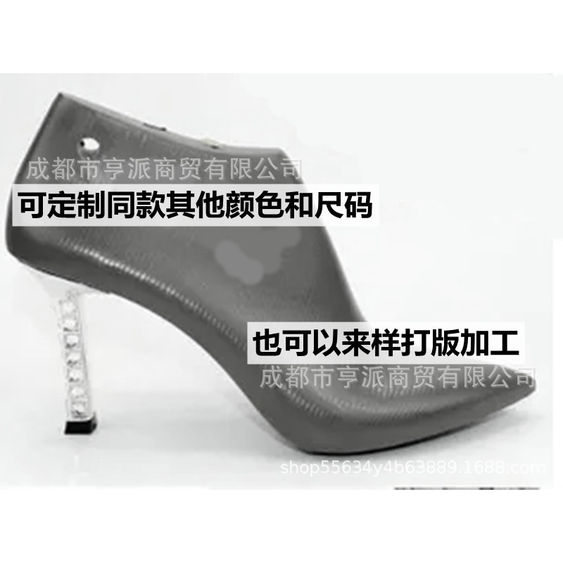 Giày Bốt martin Hở Mũi Màu Trơn Đính Nơ Phong Cách Âu Mỹ Thời Trang Cho Nữ Size 40