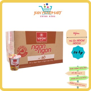Thùng 24 ly mì bò vifon ngon ngon 60g