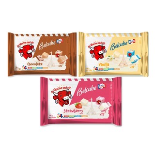 Combo 3 gói phô mai vuông belcube - 3 vị ngọt - hỗ trợ hệ miễn dịch