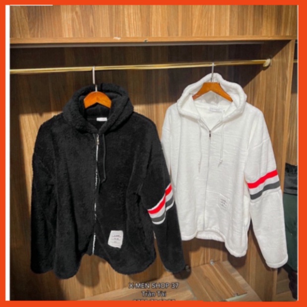 Áo khoác lông thome chất lông mượt 2 mặt có mũ thiết kế hot nhất mùa đông năm 88 88