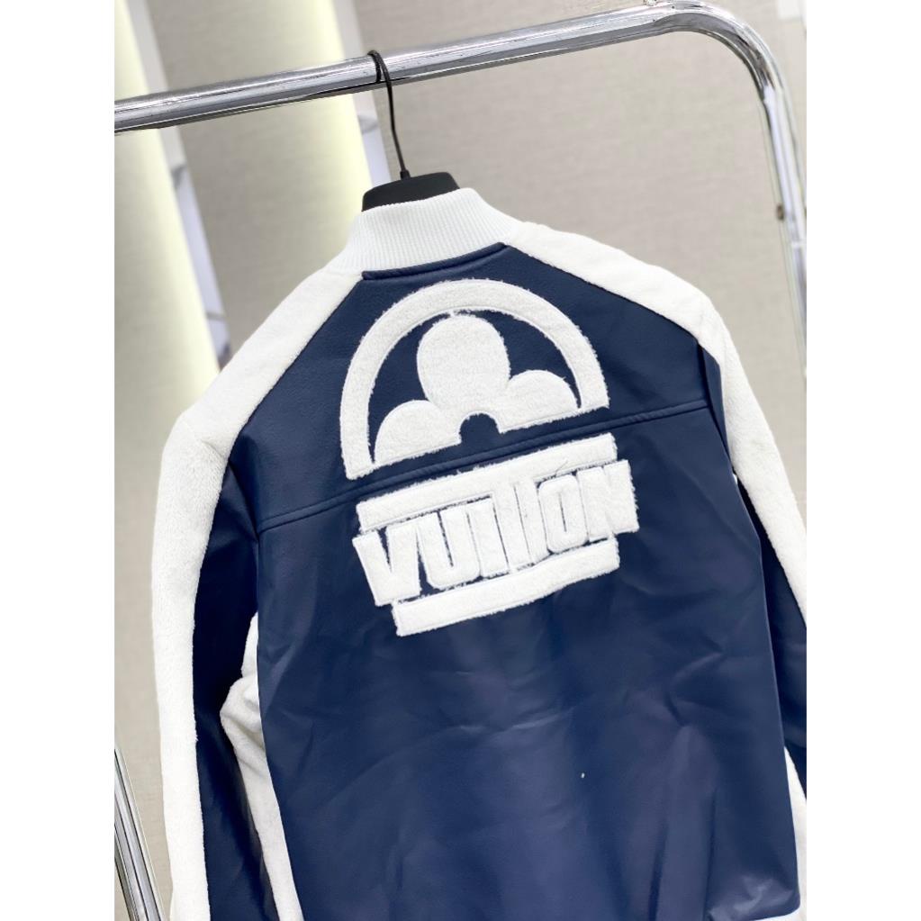 Áo khoác nam LV thêu logo bông siêu đẹp_Áo khoác LV nam 2 lớp cao cấp