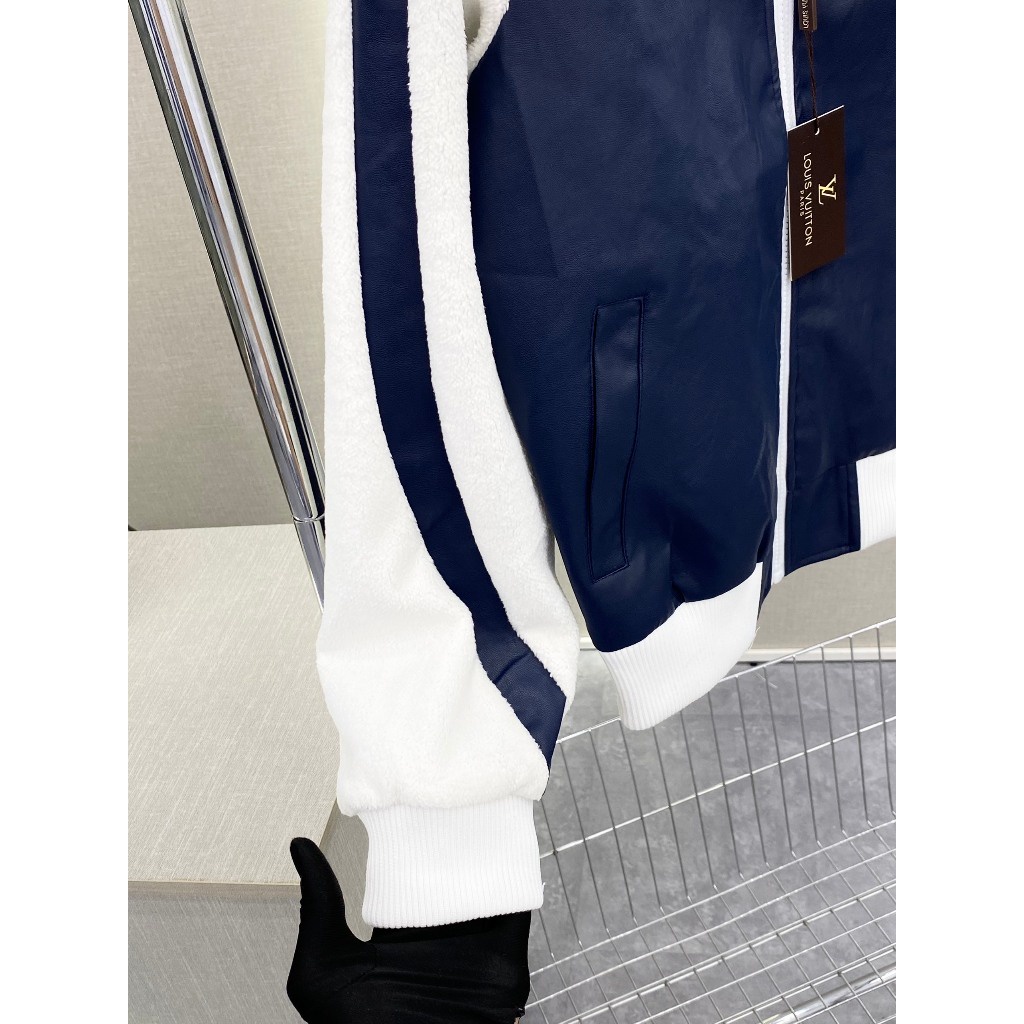 Áo khoác nam LV thêu logo bông siêu đẹp_Áo khoác LV nam 2 lớp cao cấp