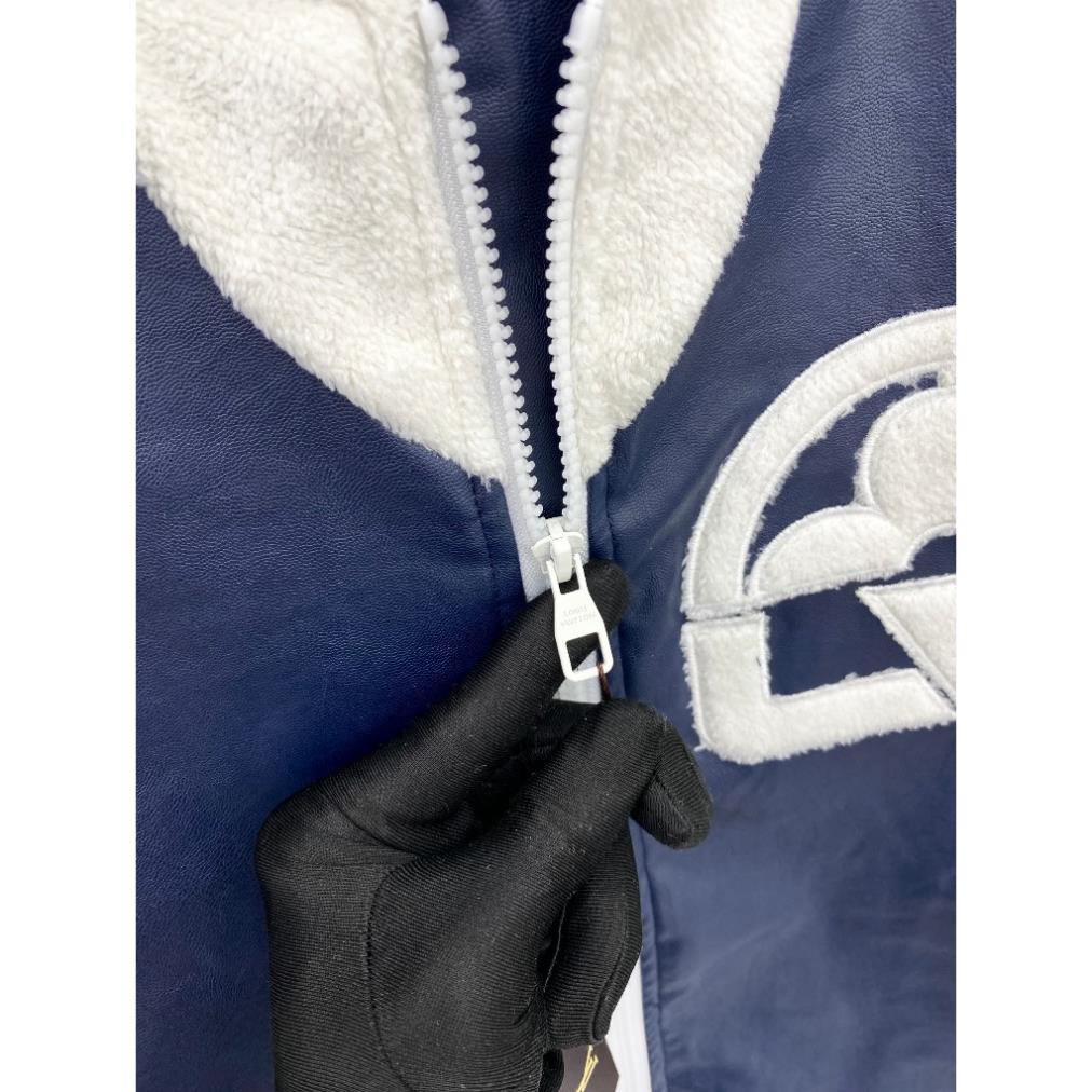 Áo khoác nam LV thêu logo bông siêu đẹp_Áo khoác LV nam 2 lớp cao cấp