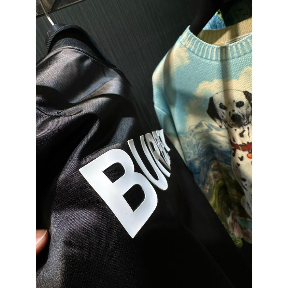 Áo khoác bomber da BBR chữ trắng siêu hot hit_Áo khoác nam 2 lớp cao cấp