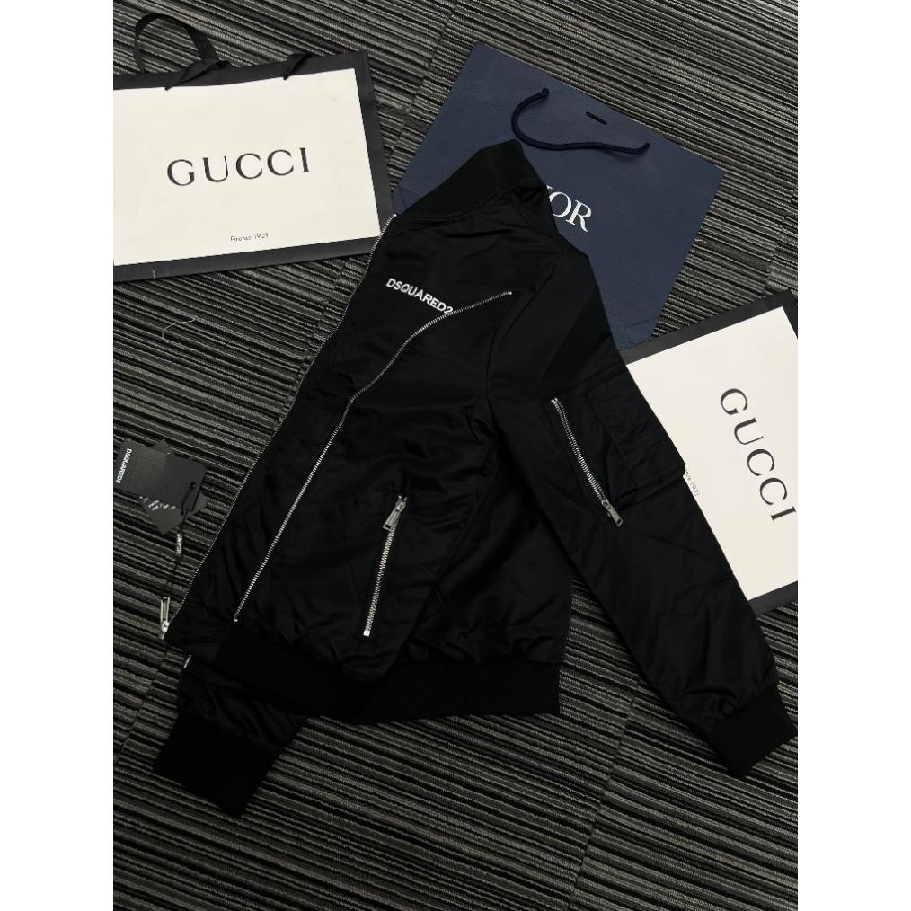 Áo khoác nam DSQ mix khóa siêu hot hit_Áo khoác nam DSQ cao cấp