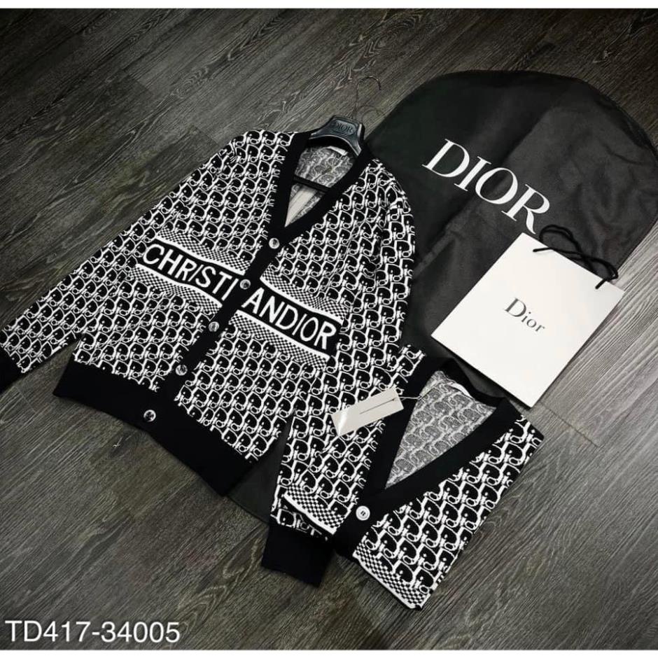 Áo Cardigan len Di.or nam nữ siêu hot hit_Áo khoác Cardigan nam nữ dày dặn