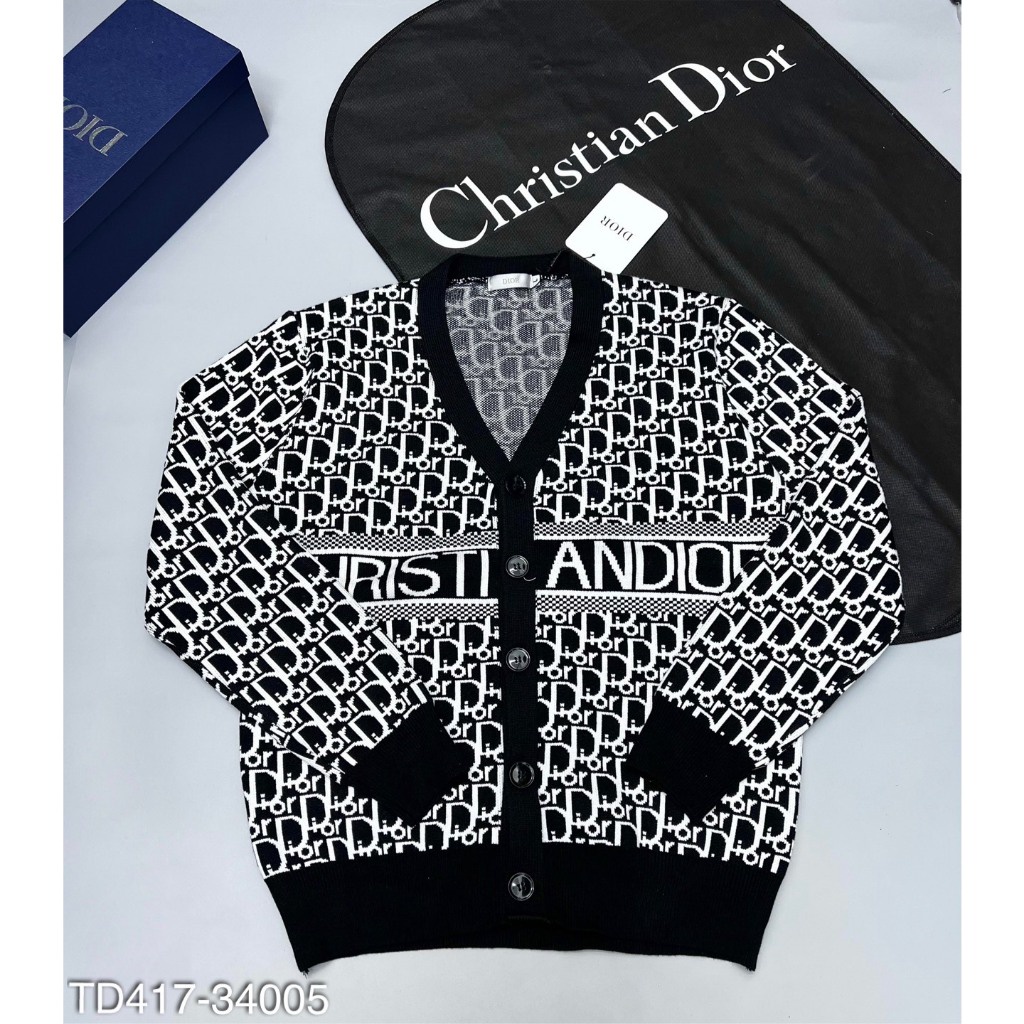 Áo Cardigan len Di.or nam nữ siêu hot hit_Áo khoác Cardigan nam nữ dày dặn