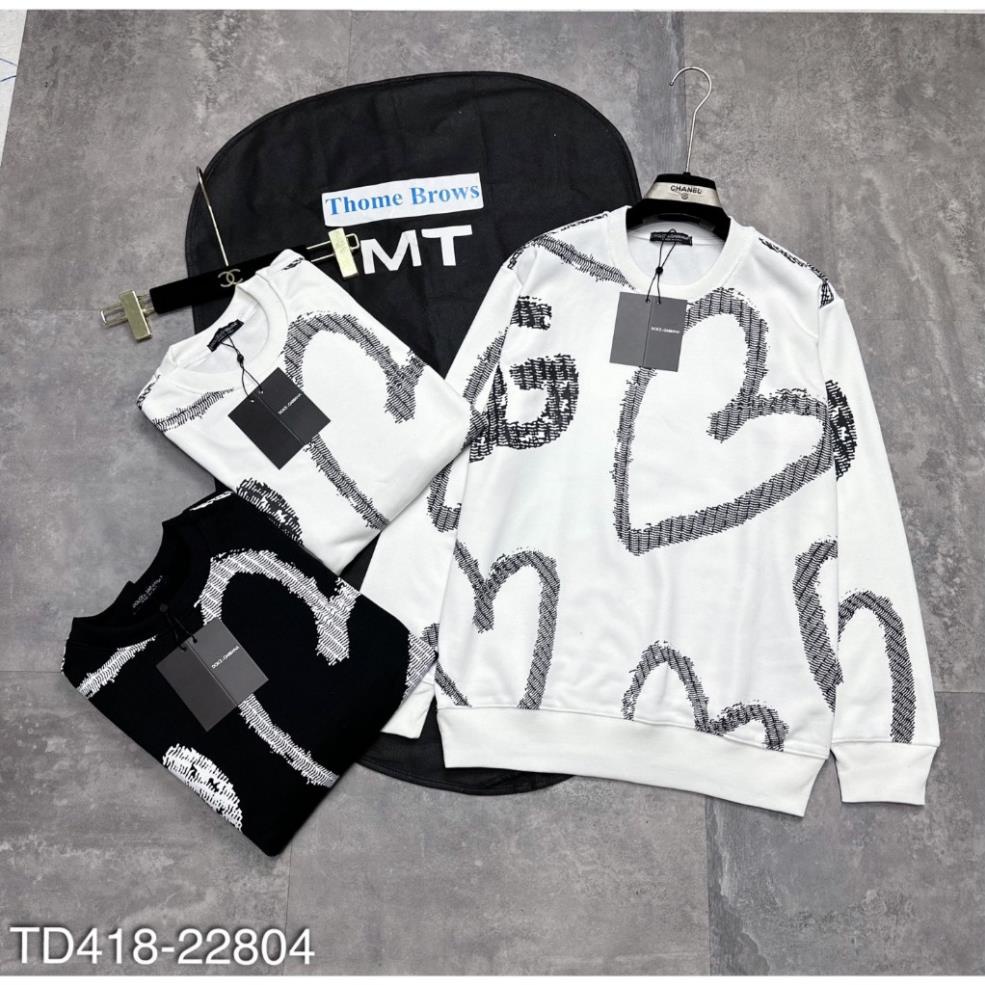 Áo nỉ nam DG hình trái tim siêu đẹp_Áo nỉ nam Dg cao cấp