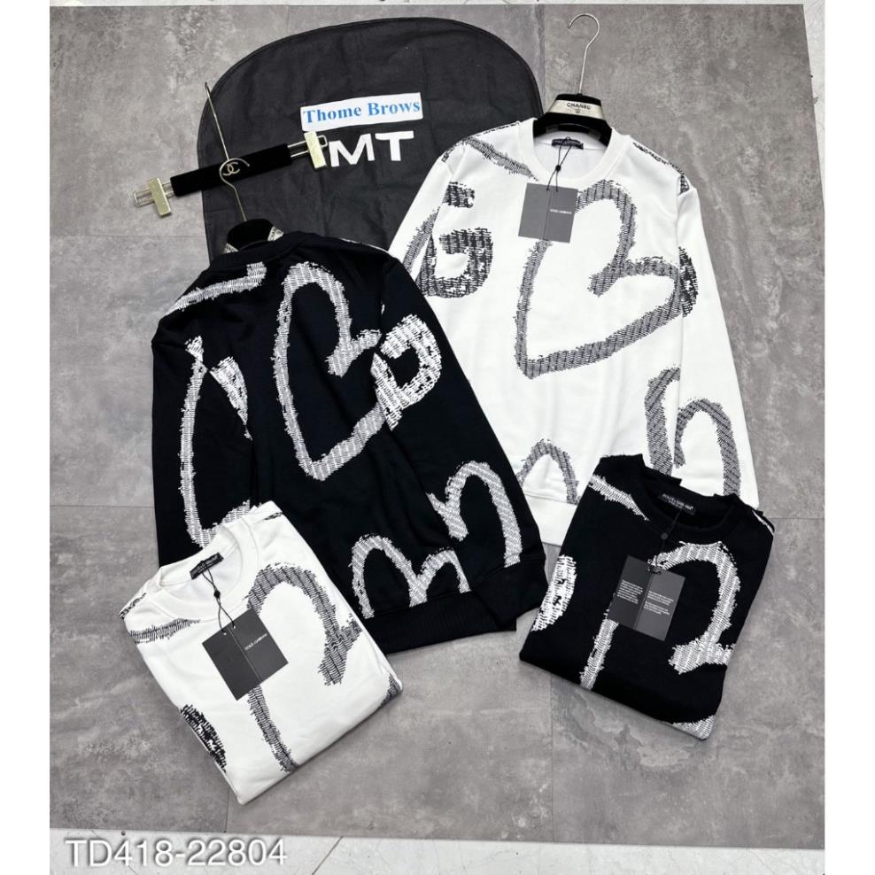 Áo nỉ nam DG hình trái tim siêu đẹp_Áo nỉ nam Dg cao cấp