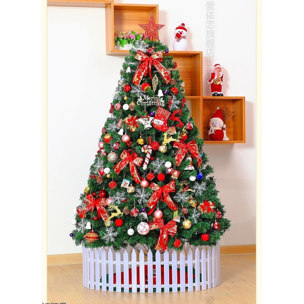 Cây Thông Noel 1m5, 1m8, 2m1 Tán Dầy Tặng Full Phụ Kiện Trang Trí Cây Thông Noel Siêu Đẹp Mẫu Mới