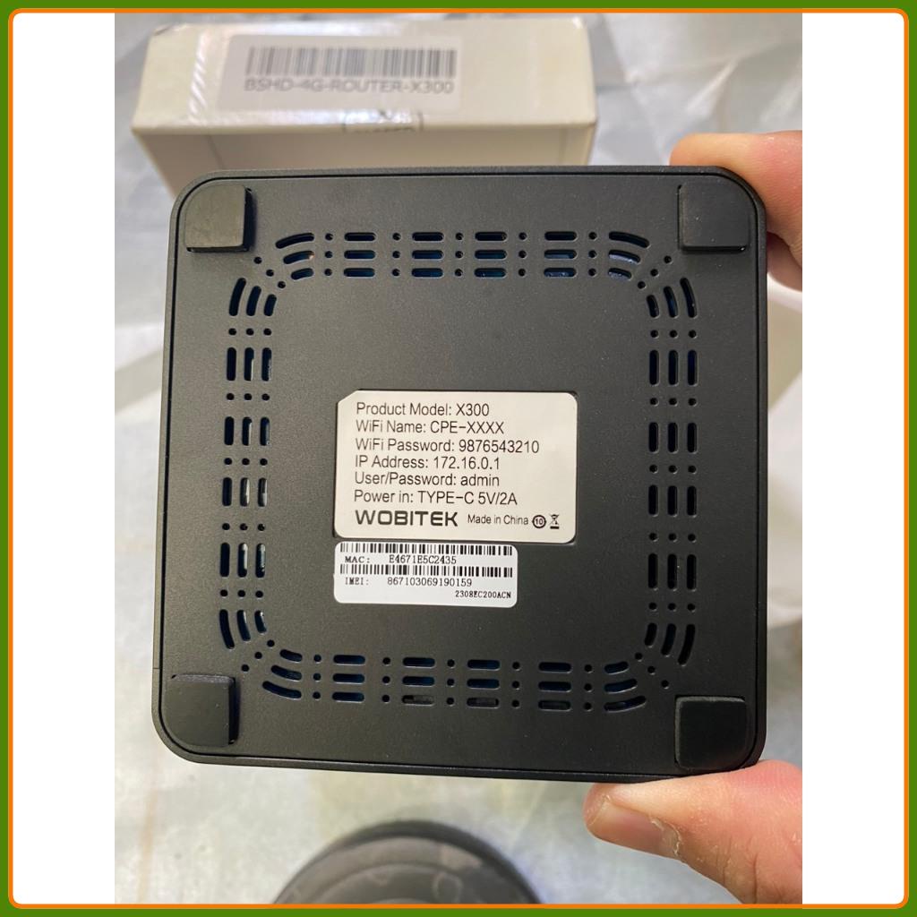 Cục phát wifi 4G, Bộ phát wifi từ sim 4G X300 chuyên lắp cho ô tô, phòng khách và bàn làm việc, 4 ăng ten ẩn bên trong