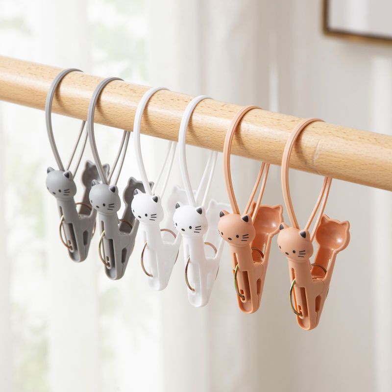 Kẹp Phơi Quần Áo Chống Gió Kèm Dây Đa Năng Tiện Dụng Cho Gia Đình