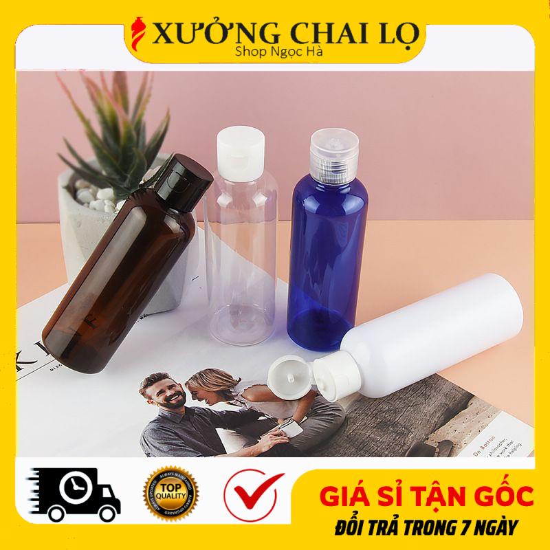 Chai Nhựa Nắp Bật ❤ Siêu Rẻ ❤ Chai Lọ Nhựa Pet Nắp Bật 10ml,15ml,20ml,30ml,50ml,100ml Chiết Mỹ Phẩm, Đựng Gel .