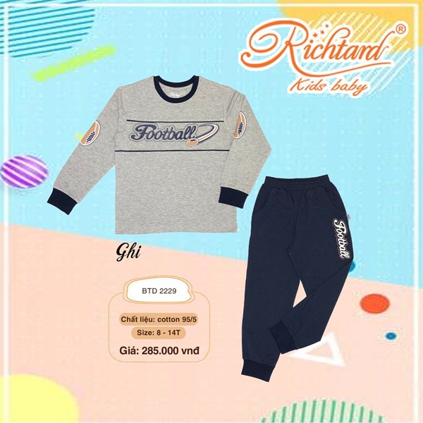 bộ bt d.tay FOOTBALL richtard đại-8/14