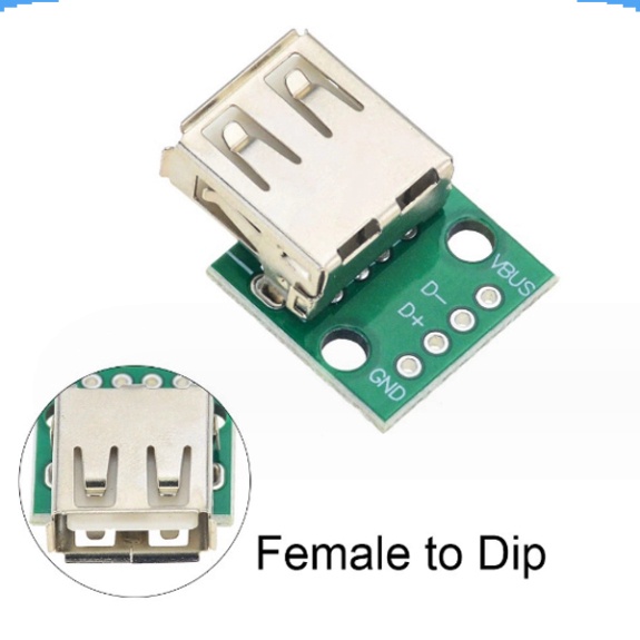 Mạch ra chân USB 2.0 , mini 5P, USB Vuông sang chân cắm