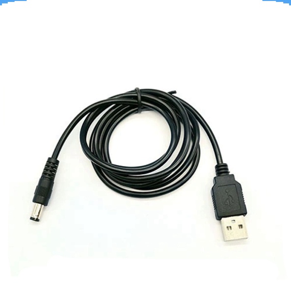 Dây cáp, dây sạc chuyển USB 5V ra DC 5.5*2.1mm